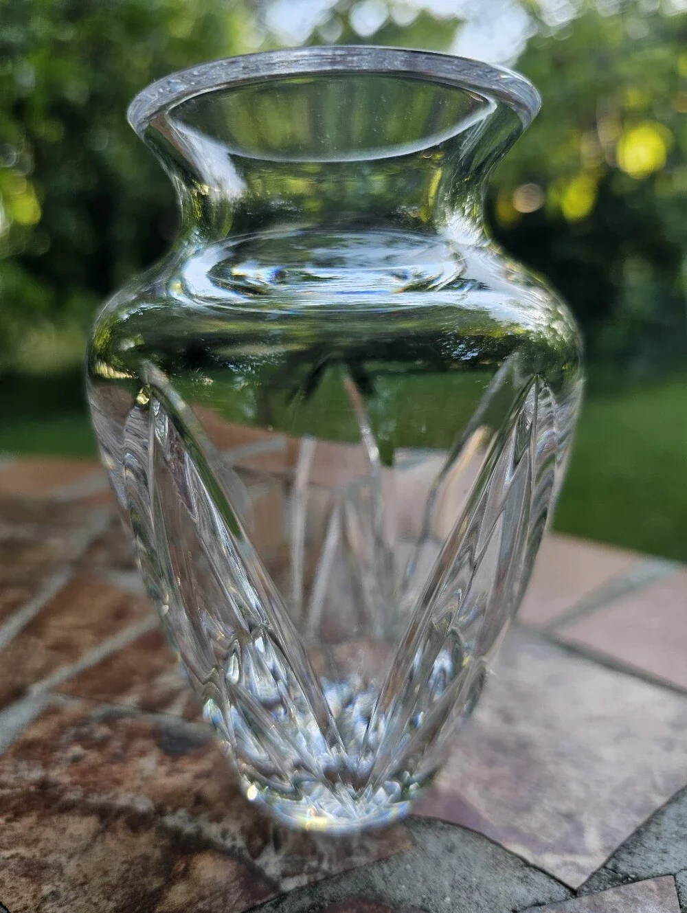 Waterford Posey Attendant Crystal Bud Vase 4.25